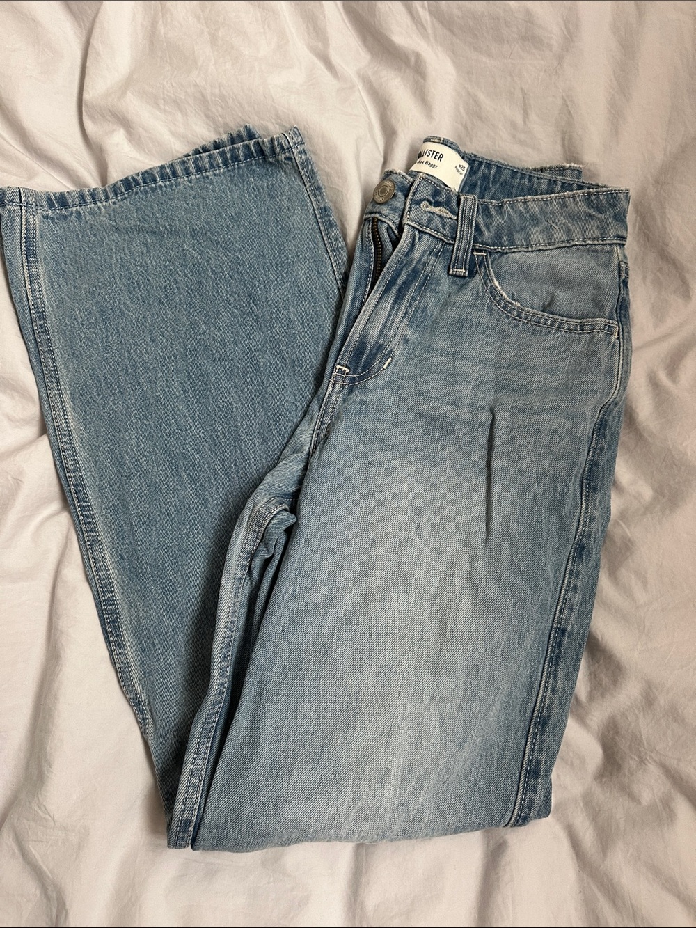 Hollister Light Blue Straight Leg Jeans